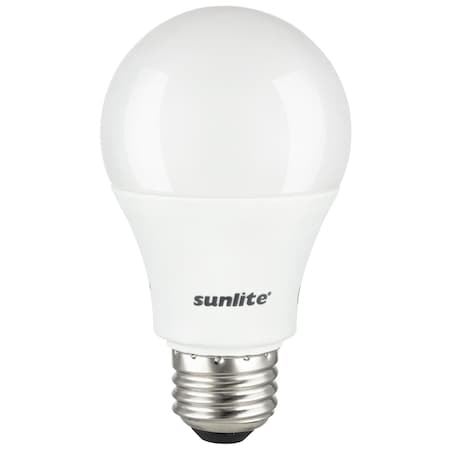 Sunlite LED 75W Equivalent Medium E26 Base Dimmable UL Energy Star A19 Light Bulb 2700K, 6PK 88343-SU